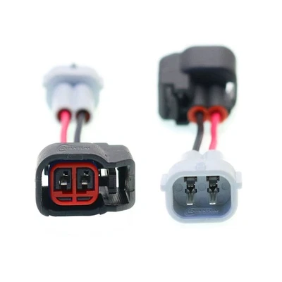 QFS Injector PnP Adapters - EV6/EV14 USCAR (female) to Denso (male) - Wired [4] - Image 1 of 4