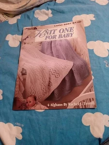 Knit One For Baby 4 Knitting Patterns Projects Crafts By Leisure Arts #2687 - Picture 1 of 2