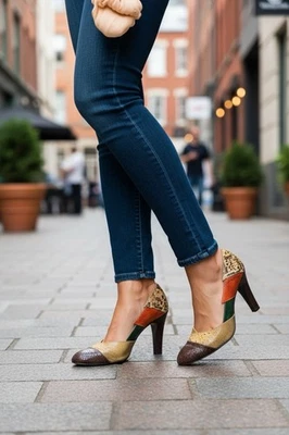 Vintage SALVATORE FERRAGAMO 7 talla años 60’s  Foto 1 de 4