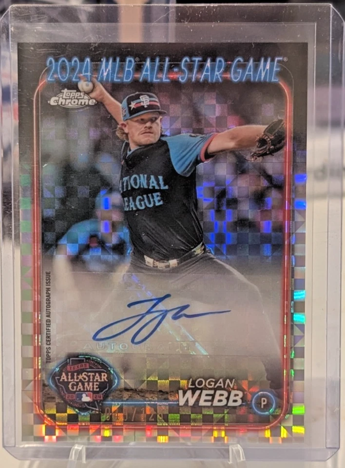 '24 Topps Chrome - Logan Webb ASG Auto - 49/125 - Image 1 of 1