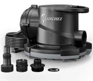 Heavy Duty 1/2HP Pool Cover Pump - 1849GPH Automatic Submersible w/ 25ft Cord - Picture 1 of 7