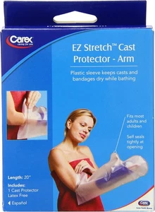 Carex Health Brands E-Z Stretch Cast Arm Protector, 0.15 Pound - Picture 1 of 4