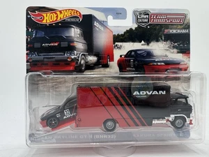 Hot Wheels Premium Team Transport Nissan Skyline GTR/Sakura Sprinter - Advan - Picture 1 of 6