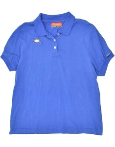 KAPPA Boys Polo Shirt 15-16 Years 2XL Blue Cotton BA03 - Picture 1 of 4