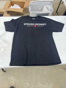 Sprung Monkey Band Dead Is Dead T-shirt, large - Picture 1 of 13