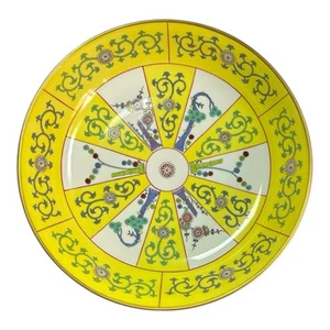 Herend Hand Painted Yellow Dynasty 2082 SJ 10 Inch Bowl Discontinued Hungary - Picture 1 of 21