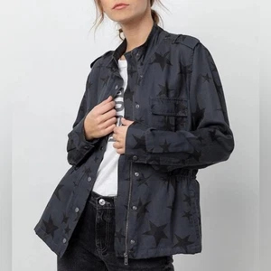 Rails Trey Star Print Utility Jacket Size S - Picture 1 of 10