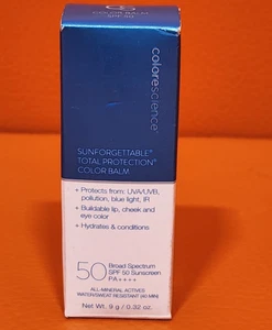 ColoreScience Sunforgettable SPF 50 Total Protection Berry Color Lip Balm 9g New - Picture 1 of 7