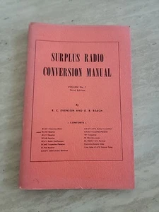 "Nadwyżkowa instrukcja konwersji radia" Vol 1, 3rd Ed 1948 R.C. Evenson & O.R. Plaża - Zdjęcie 1 z 4