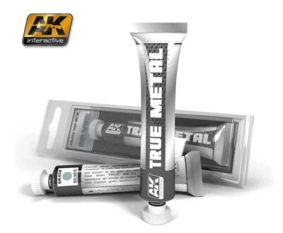 AK Interactive AK458 - True Metal Silver 30ml - Neu