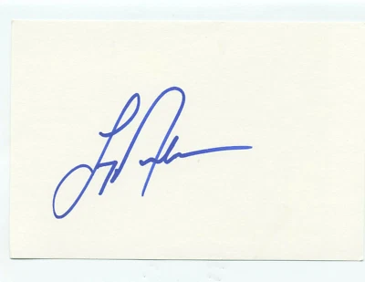 Larry Nelson  Signed 4x6 Index Card Autographed Golf PGA Championship US Open  - Image 1 of 3