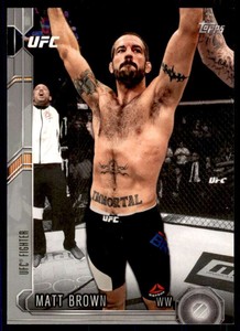 2015 UFC Chronicles Silver #65 Matt Brown NM-MT 
