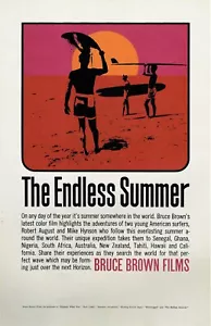 The Endless Summer- US 1966 Poster Canvas Movie Film Print A0 A1 A2 A3 A4 A5 A6 - Picture 1 of 11