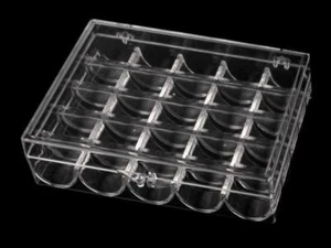 CAJA para BOBINAS DE MÁQUINA DE COSER caja de bobinas vacía bobina de máquina de coser transparente - Imagen 1 de 1