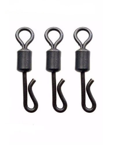 30 x Quick Change UK Size 8 Swivels Carp Barbel Coarse Fishing Terminal Tackle  - Image 1 of 4