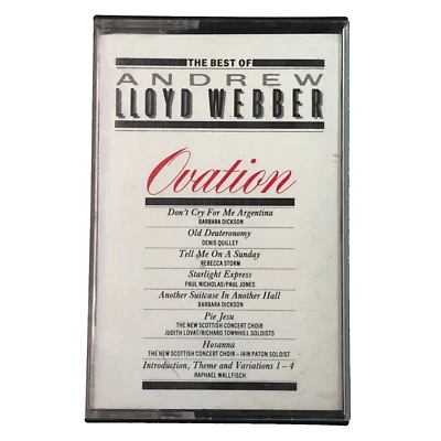 The Best Of Andrew Lloyd Webber (Ovation) 1985 Cassette Tape - Image 1 of 4