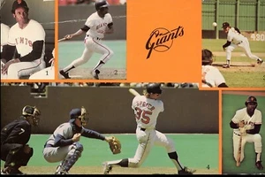 1974 San Francisco Giants Schedule Postcard - Picture 1 of 2