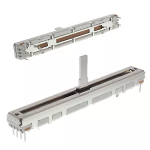 ALPS 10K Schiebepotentiometer stereo log. Schiebeweg 60mm L: 75mm P-Fader RS60 - Bild 1 von 12