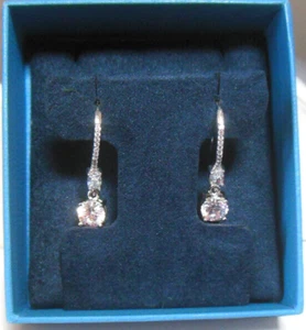 Pendientes colgantes de gancho de plata esterlina 925 firmados PAJ - Imagen 1 de 2