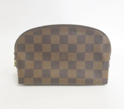 Auténtico bolso cosmético Louis Vuitton Damier Level Pochette #35855 Foto 1 de 4