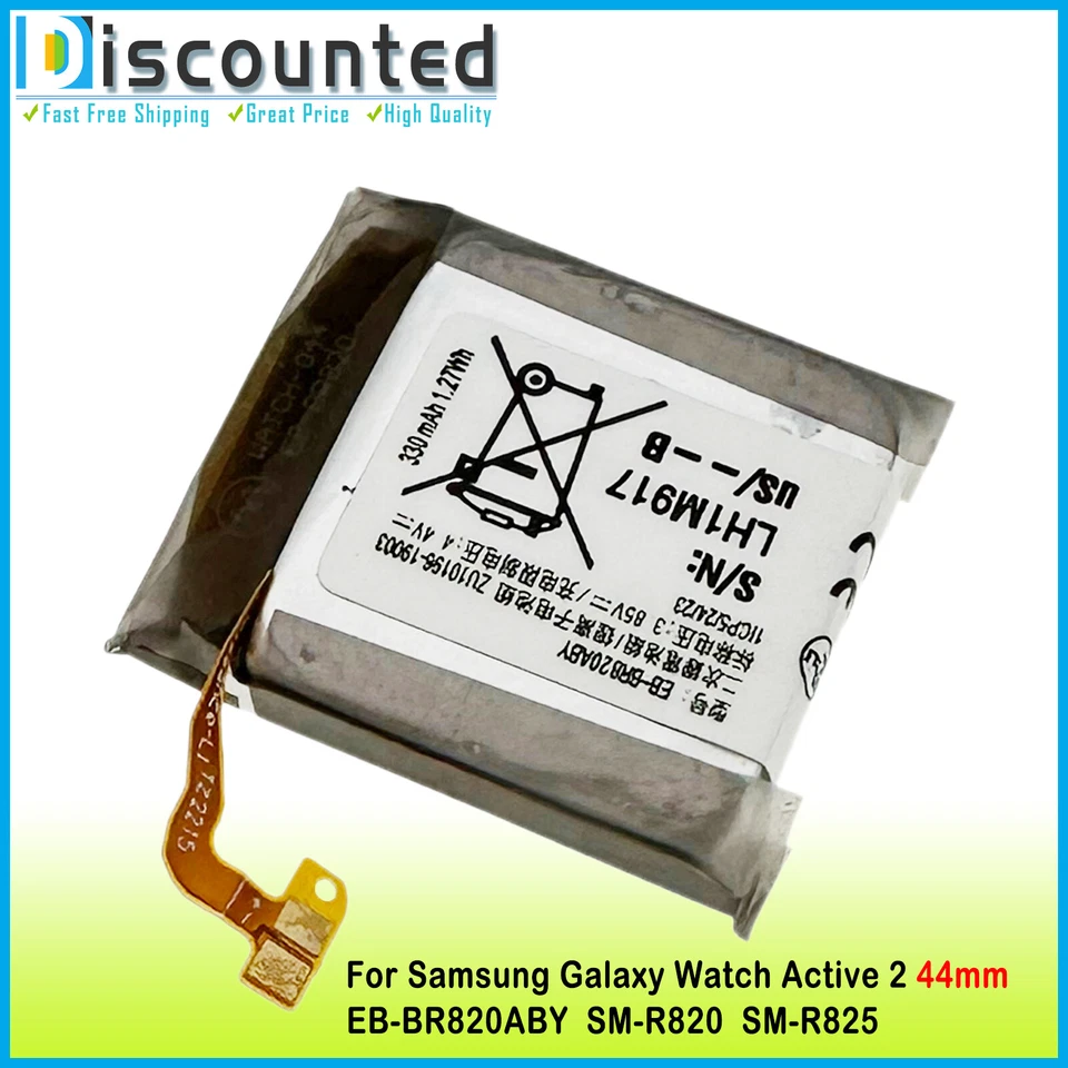 Bateria EB-BR820ABY para Samsung Galaxy Watch Active2 SM-R825U SM-R825 44mm - Imagem 1 de 4
