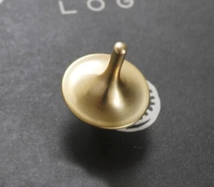 EDC Finger Spinning Top Brass Ceramic Bead Decompression Metal Spinner Toys - Picture 1 of 9