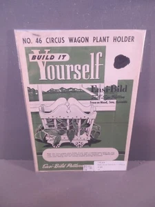 1949 Easi-Bild No 46 Circus Wagon Plant Holder Build It Yourself Plans - Picture 1 of 2