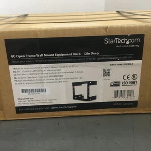 Startech.com Rk812wallo 8U Open Frame Wall Mount Equipment Rack - 12in Deep - Picture 1 of 2