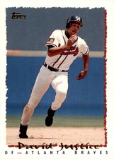 1995 Topps David Justice Baseball Cards #620