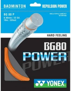 Yonex BG80 Power Badminton Racket String BG 80 - Orange - 10m - Picture 1 of 1