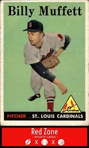1958 Topps - #143 Billy Muffett VG/EX. - Bild 1 von 2