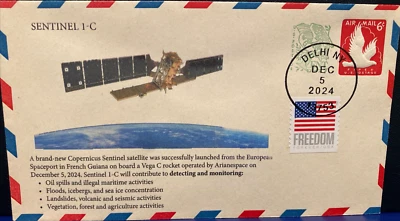SENTINEL 1-C LAUNCHED OK FROM THE EUROPEAN SPACEPORT IN FRENCH GUIANA DEC 5 2024 - Image 1 of 4