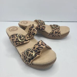 Sandalias sin cordones Dansko Sophie leopardo gamuza hebilla talla EU 40 - Imagen 1 de 9