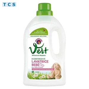 CHANTE CLAIR Vert Lavatrice Bebé, detergente líquido para ropa de bebé, 1071 ml - Imagen 1 de 1