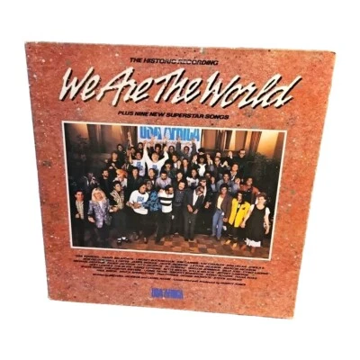 Vintage 1985 Original Historic Recording We Are The World USA AMERICA - Image 1 of 4