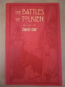THE BATTLES OF TOLKIEN David Day Illustrated Guide Flexi Bound Faux Leather 2017 - Imagen 1 de 5