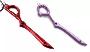 Kill La Kill - Ryuko Matoi Collar Hoja de Tijera Rojo Púrpura Set Metal Anime - Imagen 1 de 9
