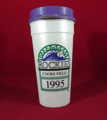 Coors Field COLORADO ROCKIES 1995 Brothers Gourmet Coffee Insulated Mug Cup Cover