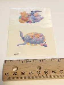 Disney's Babies Vintage Vending Machine Sticker Wet Tattoo All Star Eeyore Pooh - Picture 1 of 1