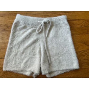 Maglione corto CARBON38 Eyelash Lounge vita alta morbido fuzzy maglia pull on piccolo - Foto 1 di 7