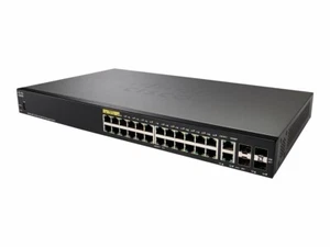 Cisco SF350-24MP-K9 24-Port 10 100 PoE Managed Switch - Picture 1 of 3