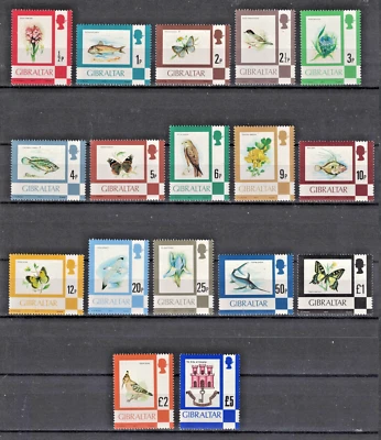 GIBRALTAR: 1977-80 SC#340-350,351-55A MNH AP2383 Foto 1 de 2