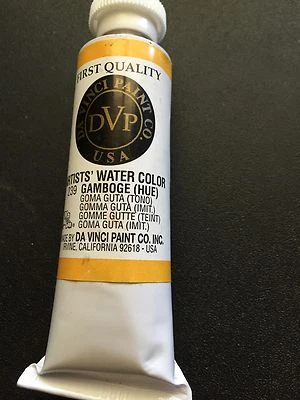  Pintura Da Vinci Gamboge Tono #239 37 ml Tubos Acuarela Tubo Nuevo, Stock Antiguo Foto 1 de 3