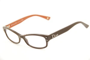 Raro Auténtico Christian Dior CD3201 REB Marrón 51mm Monturas Gafas Italia - Imagen 1 de 7