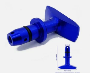 Mango de varilla de medición de aceite de aluminio Billet universal azul para Ford Chevy Dodge Jeep Ram V8 - Imagen 1 de 6