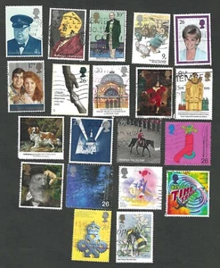 United Kingdom - Twenty different used commemorative stamps (CH55) - Picture 1 of 1