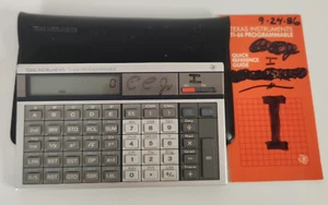 Calculadora electrónica programable Texas Instruments TI-66 con estuche probado funciona - Imagen 1 de 4