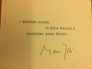 Biglietto firmato da Maria Josè del Belgio - Picture 1 of 1