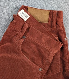 Todd Snyder Cordhose Herren 28/32 rotbraun gerades Bein Reg Fit - Bild 1 von 9
