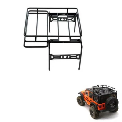 Roof Luggage Rack Luggage Rack Carrier for SCX10 90046 D90 RC Crawler Car - Image 1 of 4